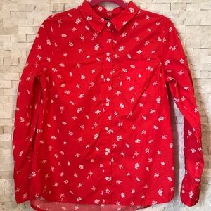 Cotton flowered blouse